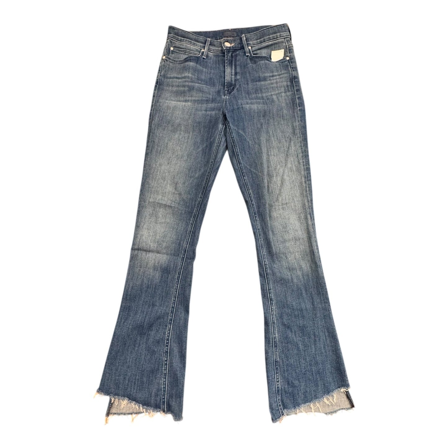 Jeans Flared By Mother In Blue Denim, Size:4