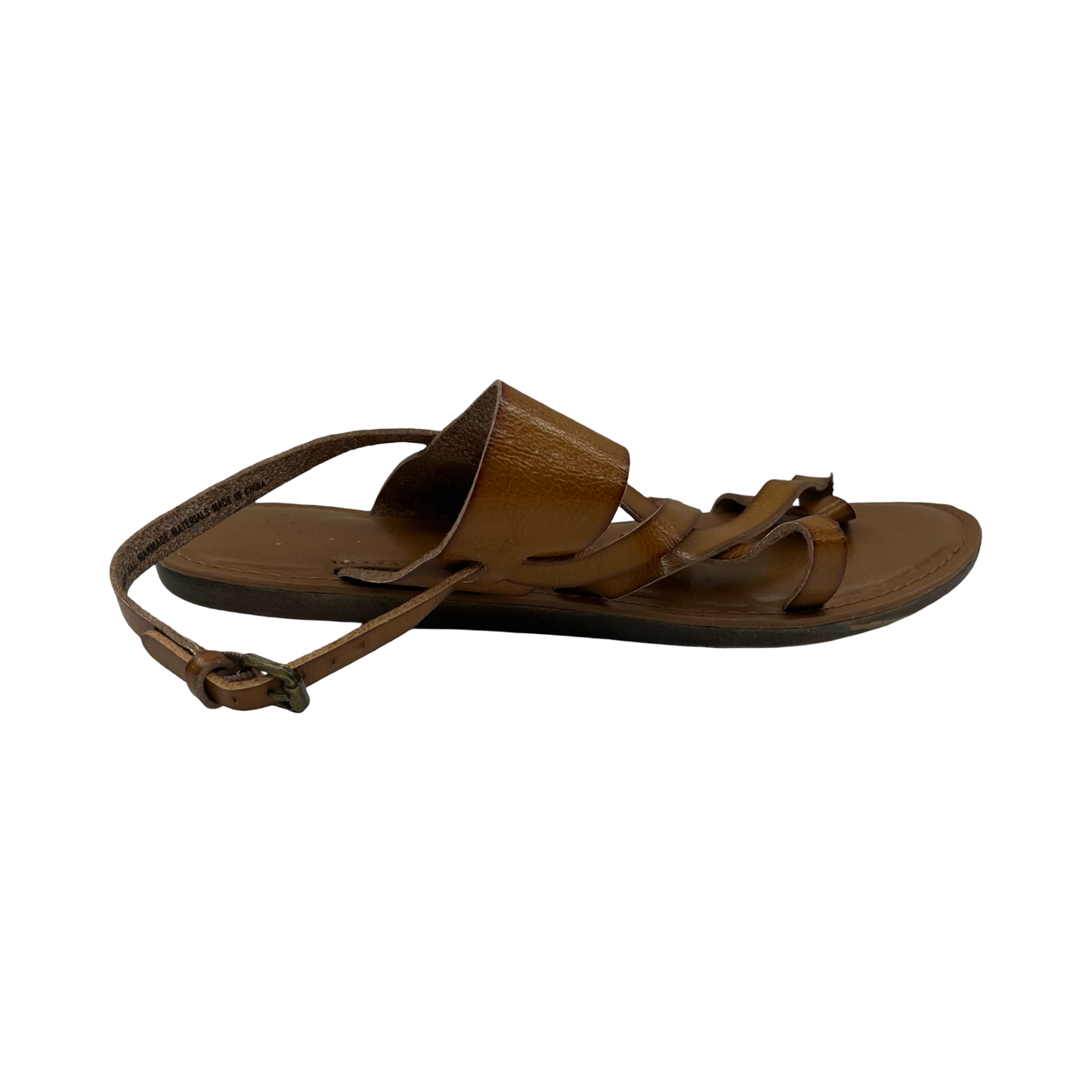 Sandals Flats By Crown Vintage In Brown, Size:7