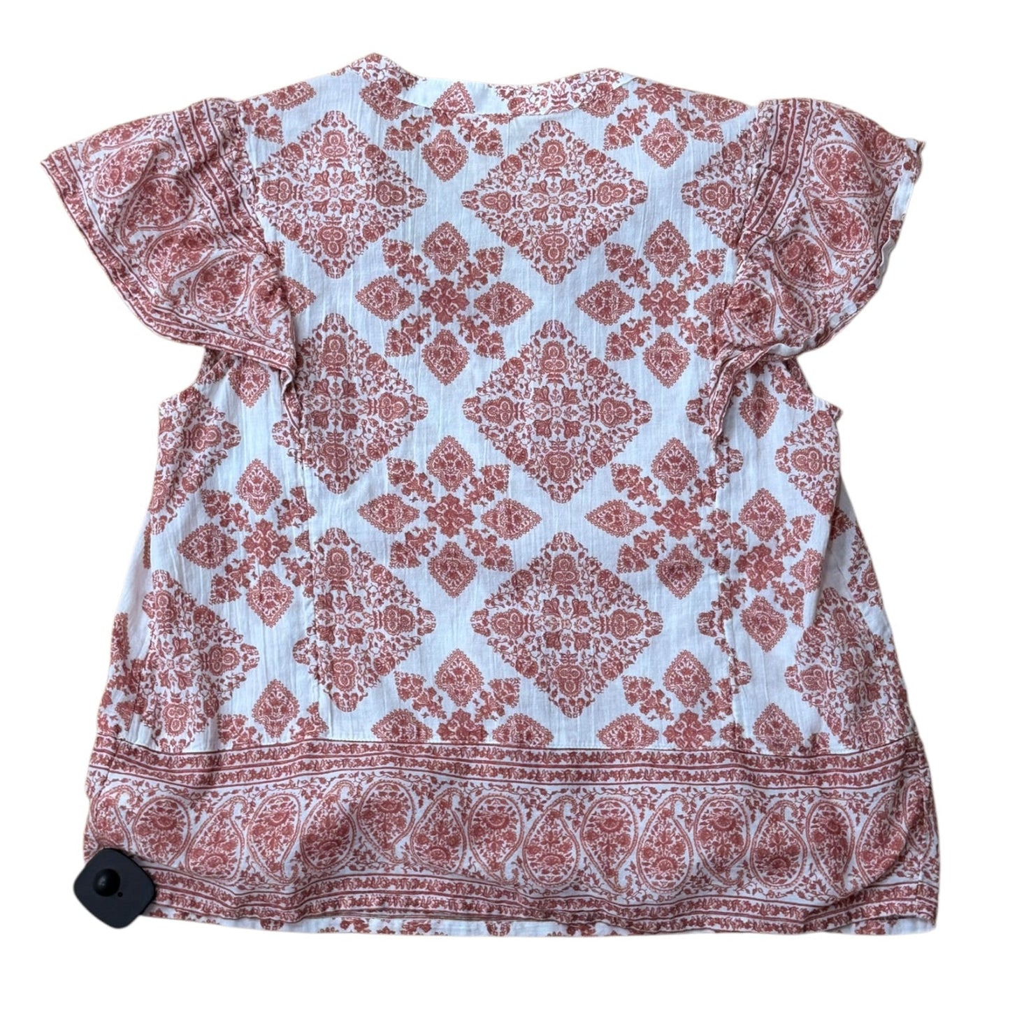 Top Ss By Lucky Brand In Pink & White, Size:M