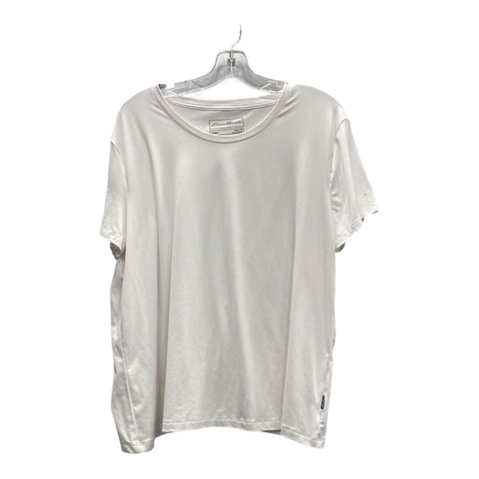 Top Ss By Eddie Bauer In White, Size:Xl
