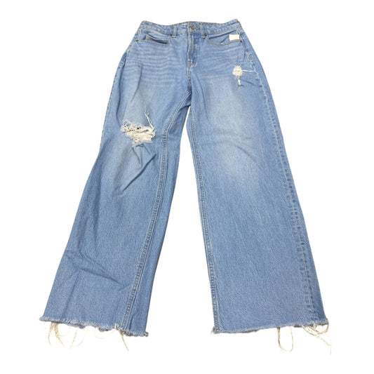 Jeans Wide Leg By Old Navy In Blue, Size:8