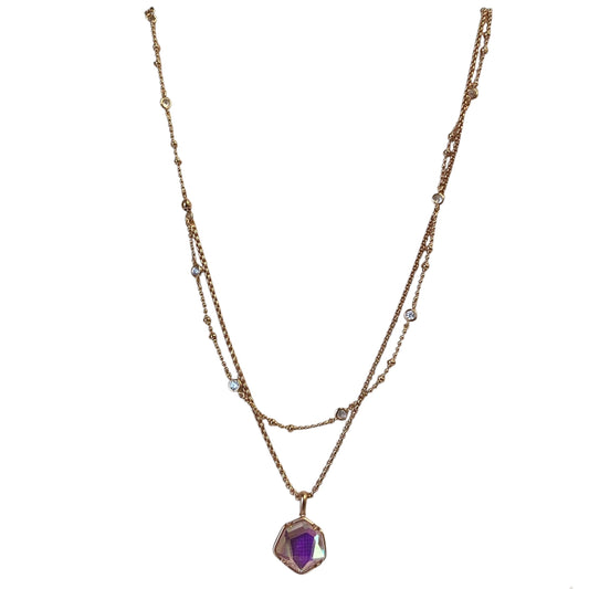 Necklace Pendant By Kendra Scott In Gold