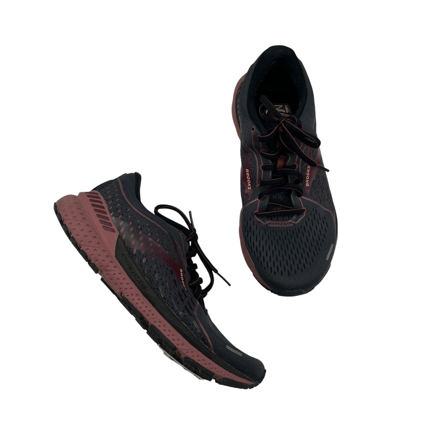 Shoes Athletic By Brooks In Grey & Purple, Size:8