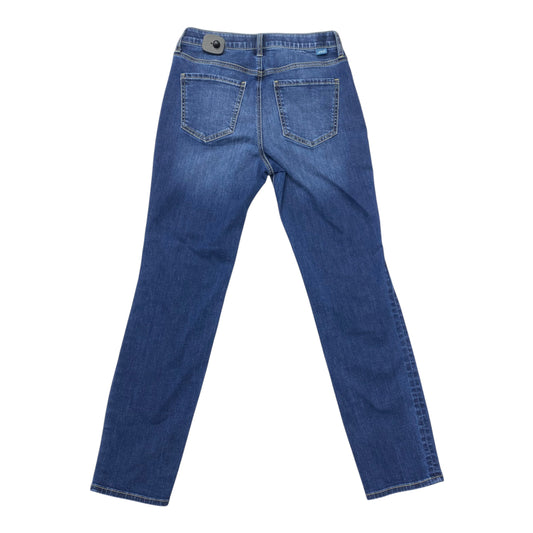 Jeans Straight By Jag In Blue Denim, Size:4