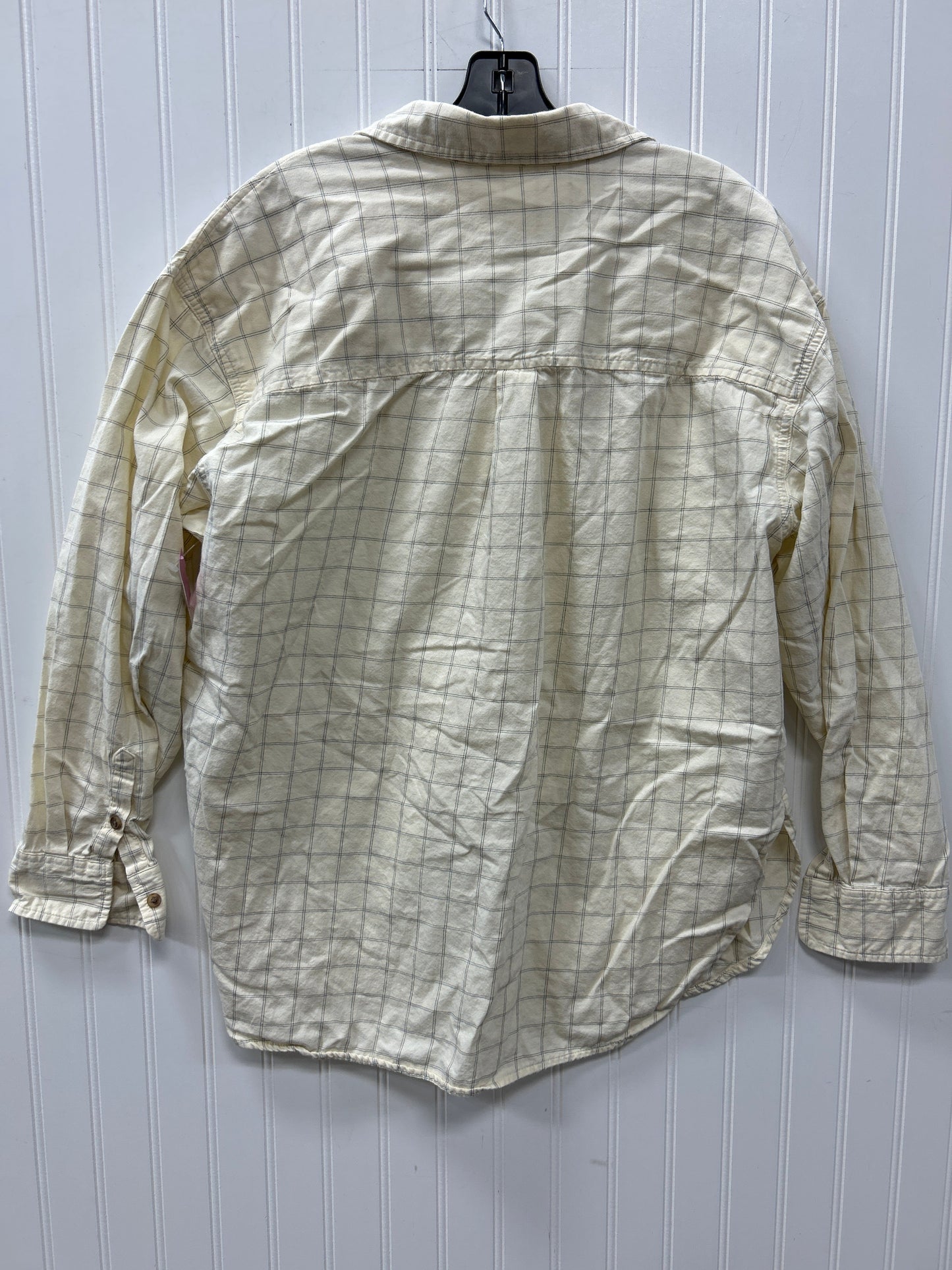 Blouse Ls By Universal Thread In Cream, Size:L