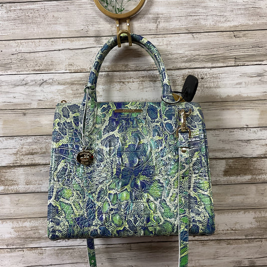 Handbag Designer By Brahmin In Snakeskin Print, Size:Medium