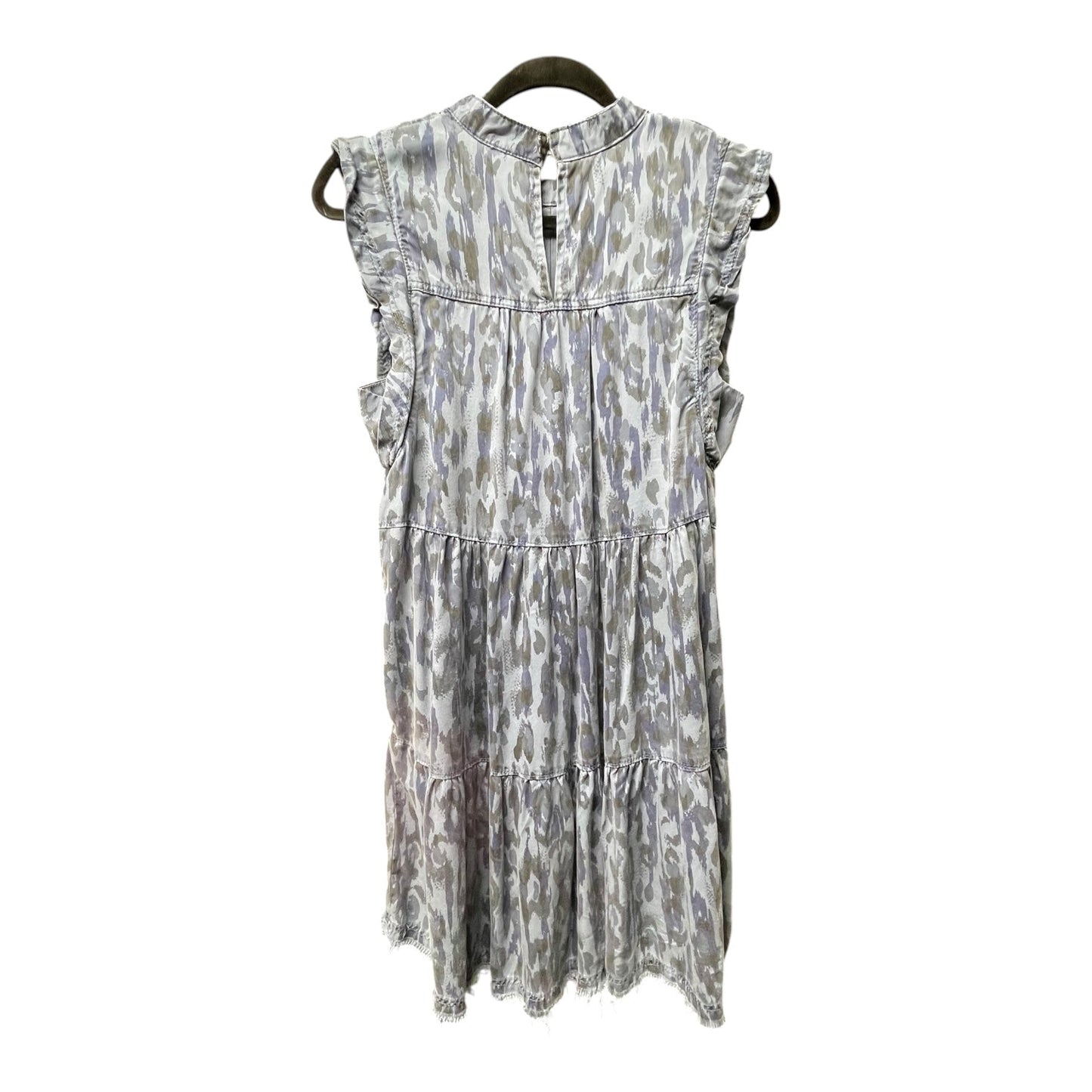 Dress Casual Short By Anthropologie In Blue & Grey, Size: M