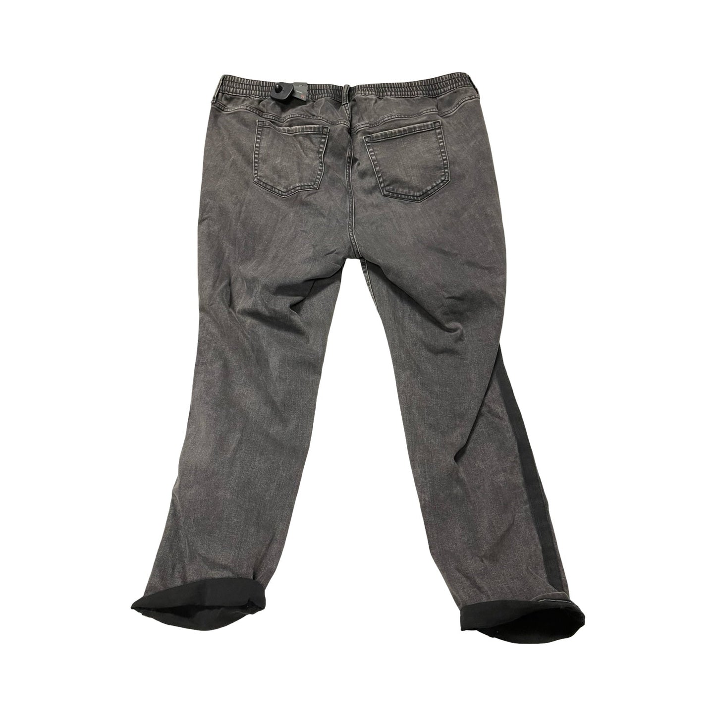 Jeans Straight By Torrid In Black Denim, Size:20
