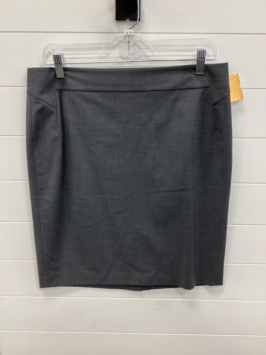 Skirt Midi By Ann Taylor In Grey, Size:12P