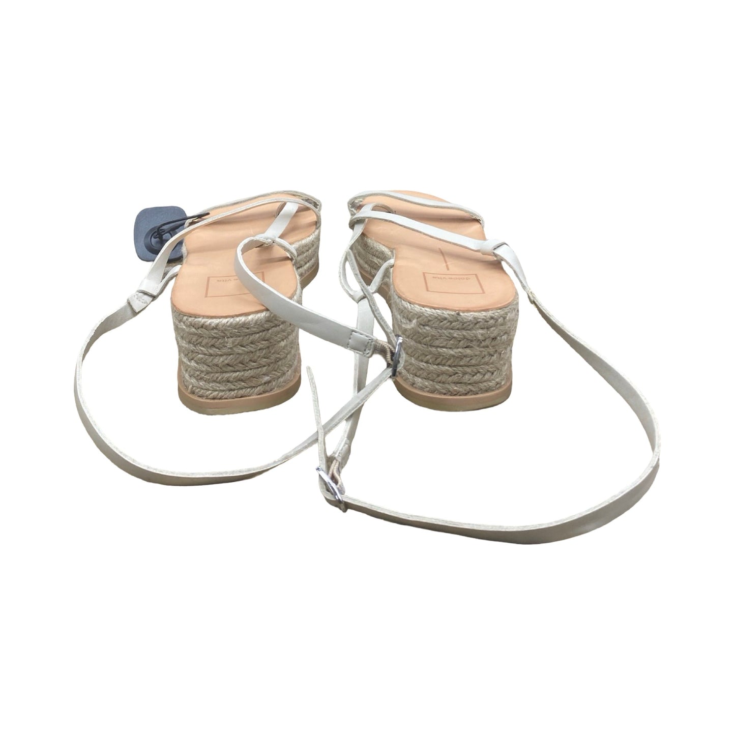 Sandals Heels Wedge By Dolce Vita In Cream, Size:8.5