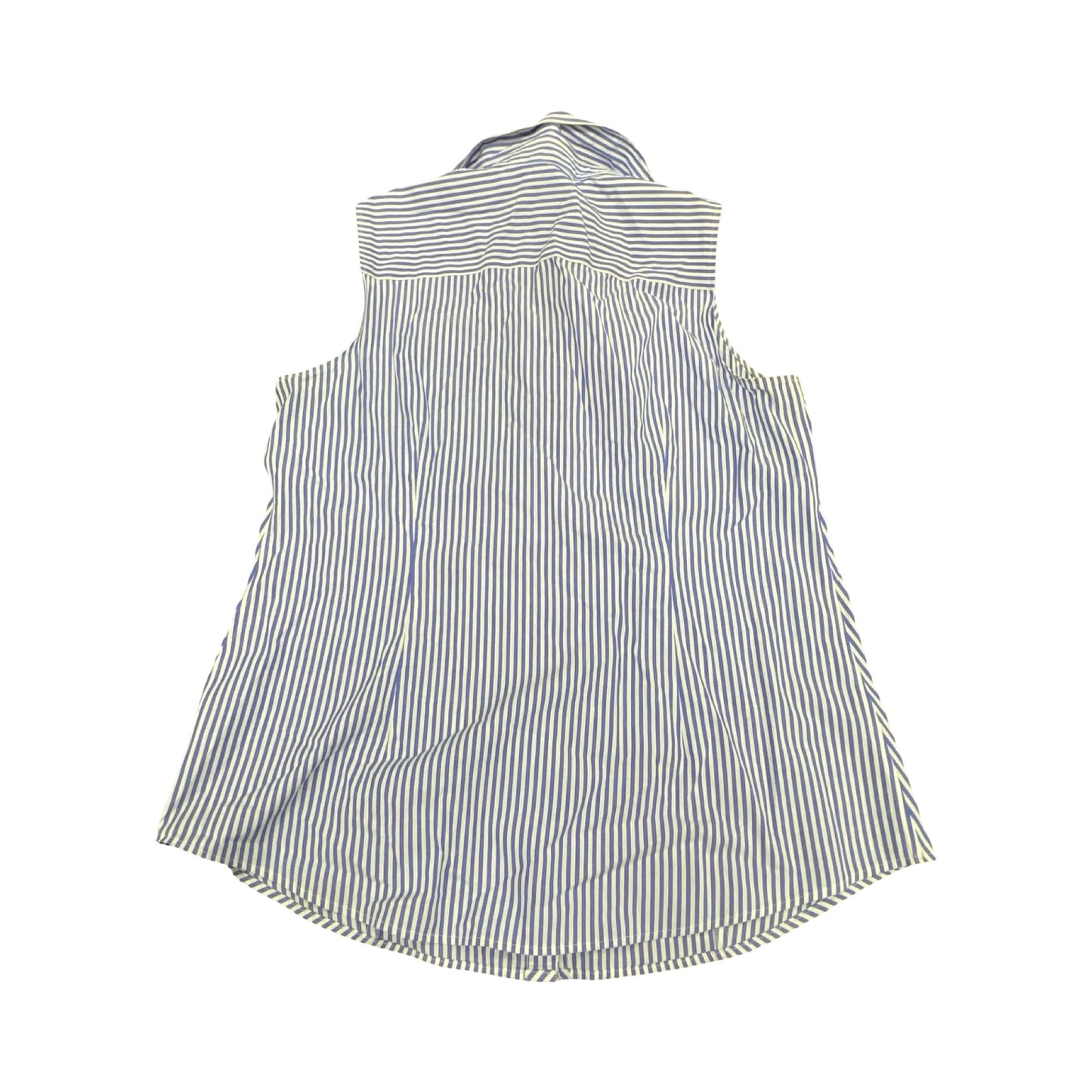 Top Sleeveless By Talbots In Striped Pattern, Size:10