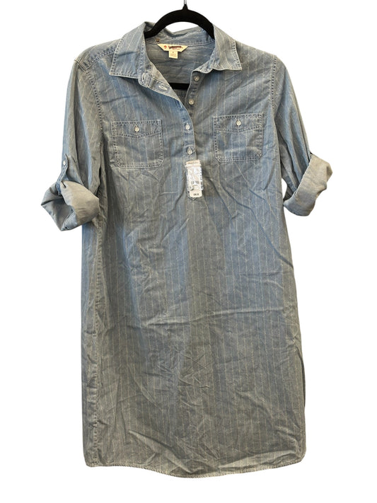 Dress Casual Short By Brooks Brothers In Blue Denim, Size:8
