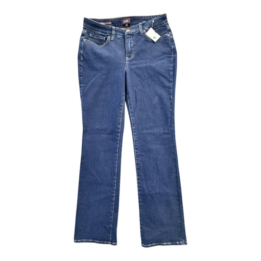 Jeans Straight By Not Your Daughters Jeans In Blue Denim, Size:8