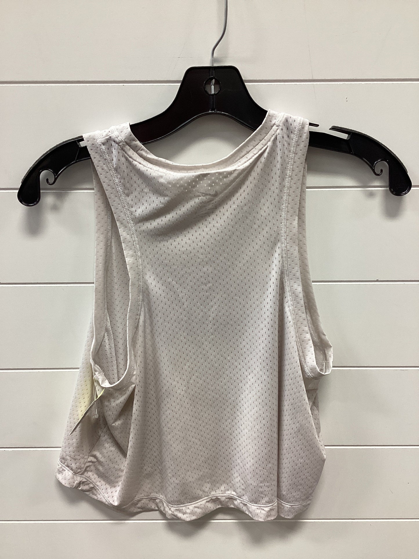 Athletic Tank Top By Nike Apparel In Cream, Size:M