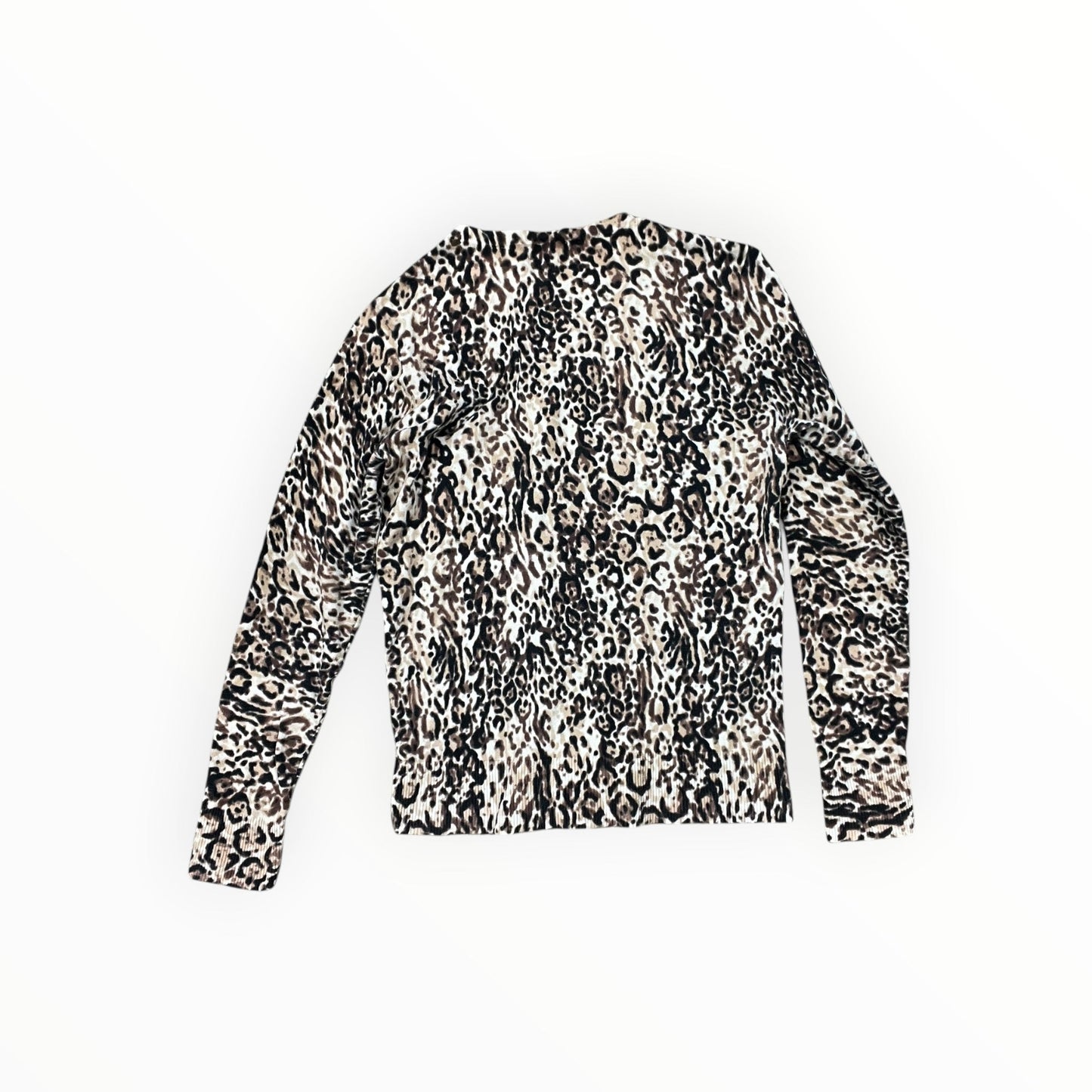 Cardigan By Merona In Animal Print, Size:M