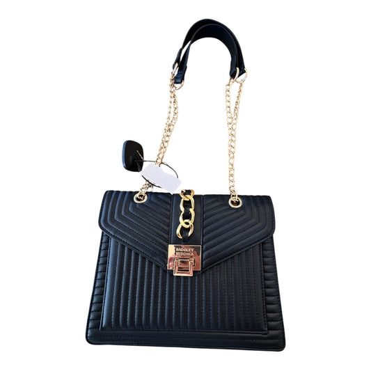 Handbag Designer By Badgley Mischka In Black, Size:Medium