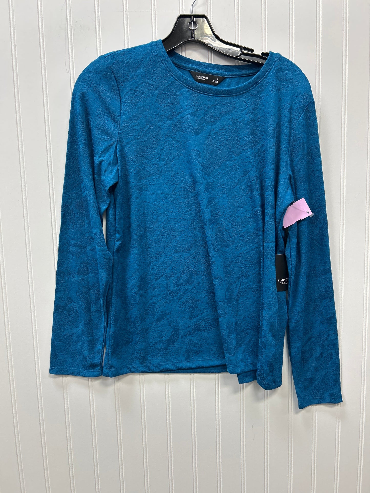 Top Ls By Simply Vera In Blue, Size:S