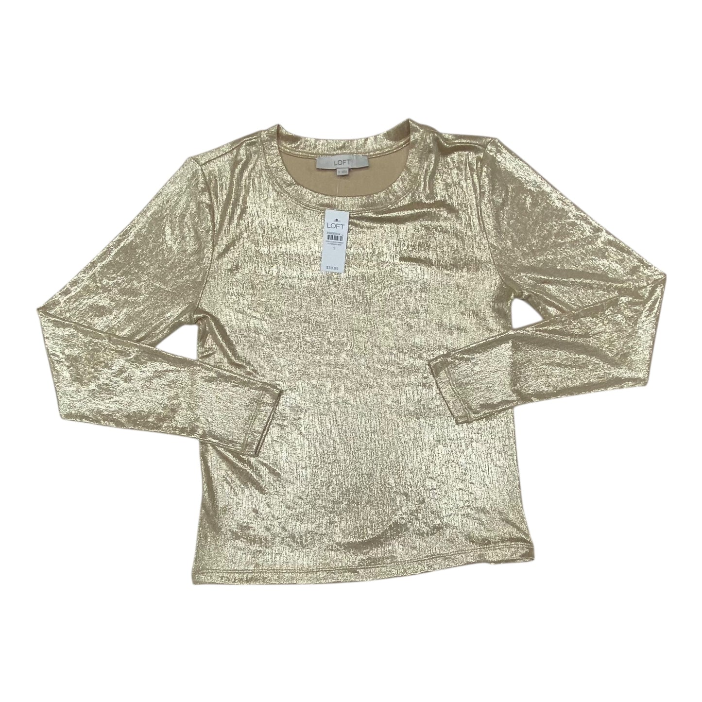 Top Ls By Loft In Gold, Size:S
