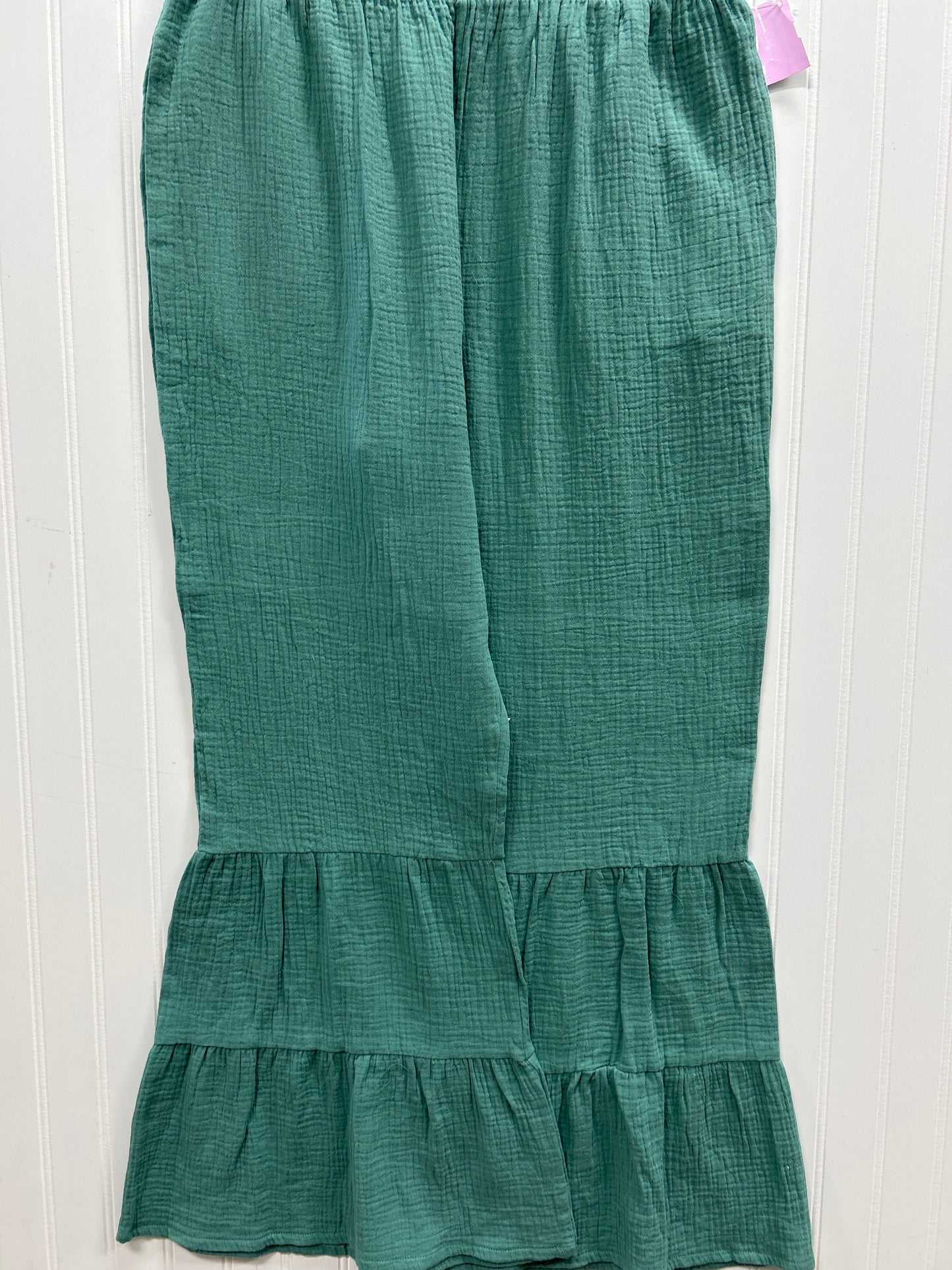 Pants Linen By Clothes Mentor In Green, Size:Xl