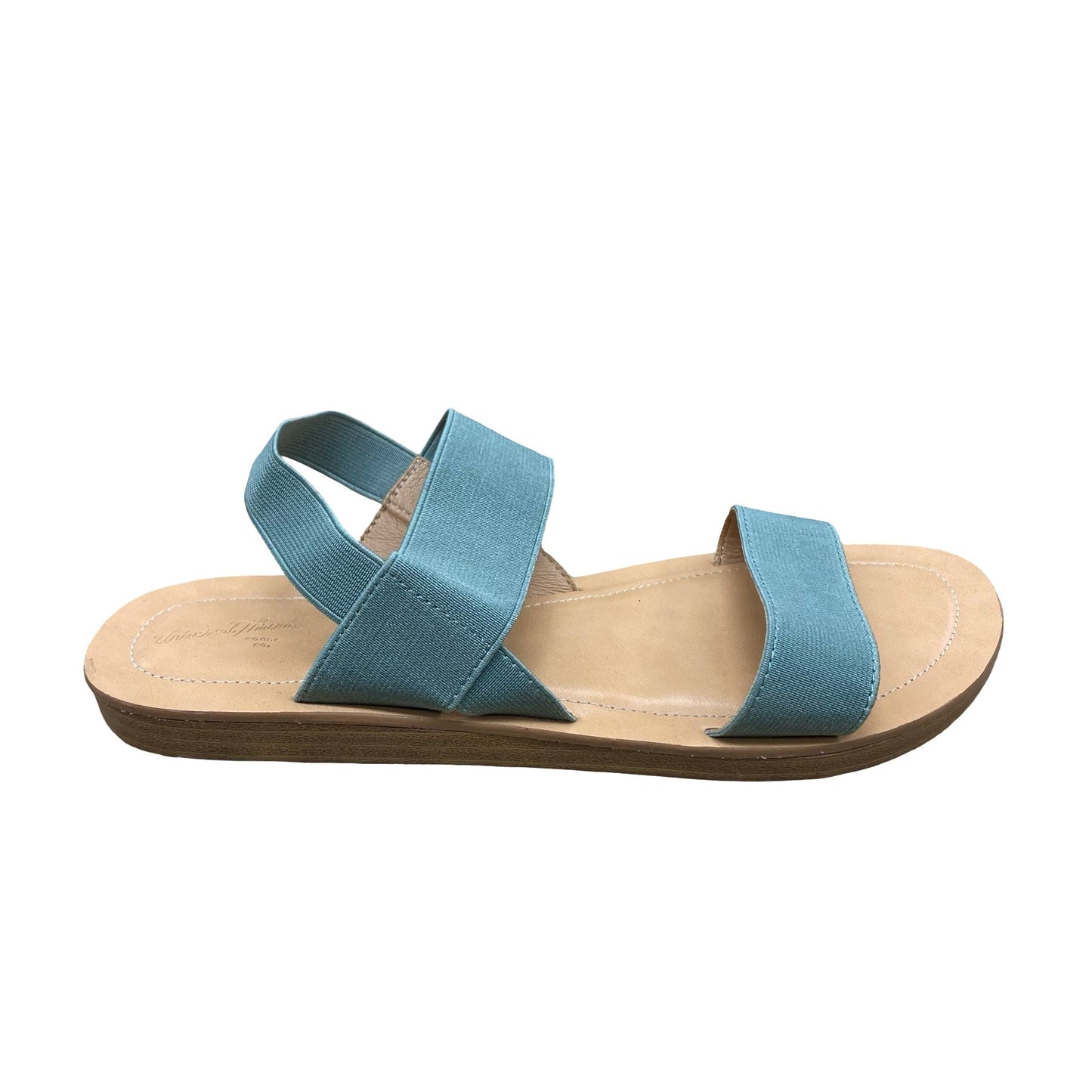 Sandals Flats By Universal Thread In Green & Tan, Size:8.5