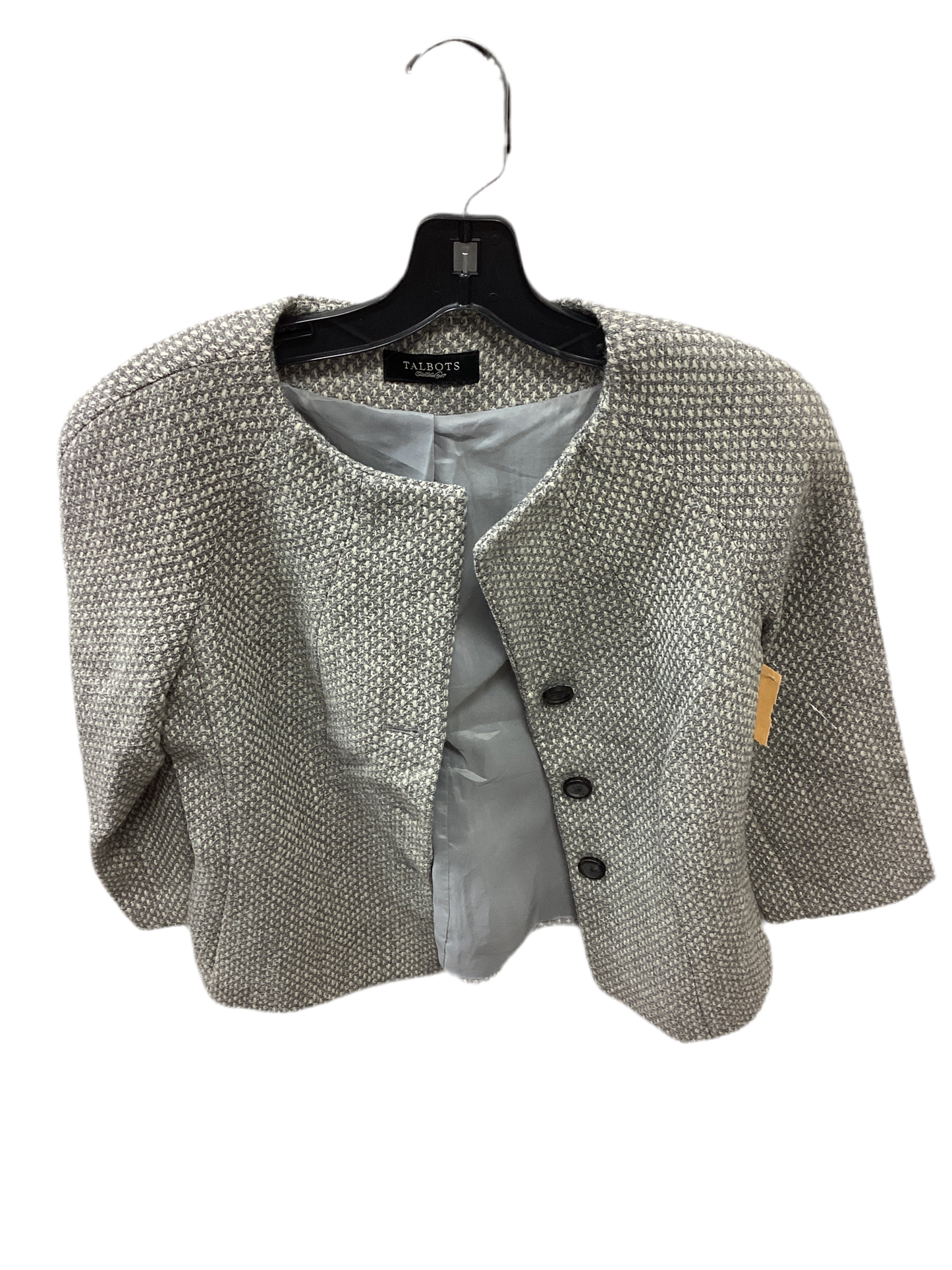 Blazer By Talbots In Grey, Size:M