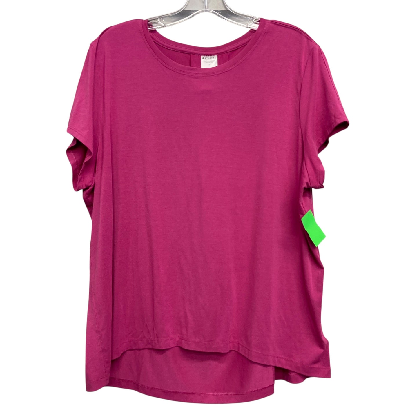 Top Ss Basic By Athleta In Pink, Size:M