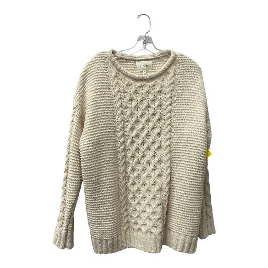 Sweater By Jessica Simpson In Cream, Size:M