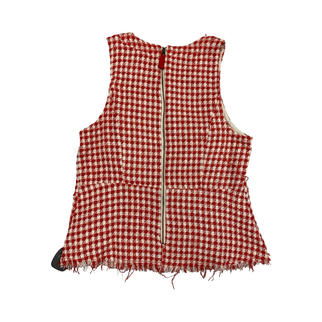 Top Sleeveless By Maeve In Red, Size:14