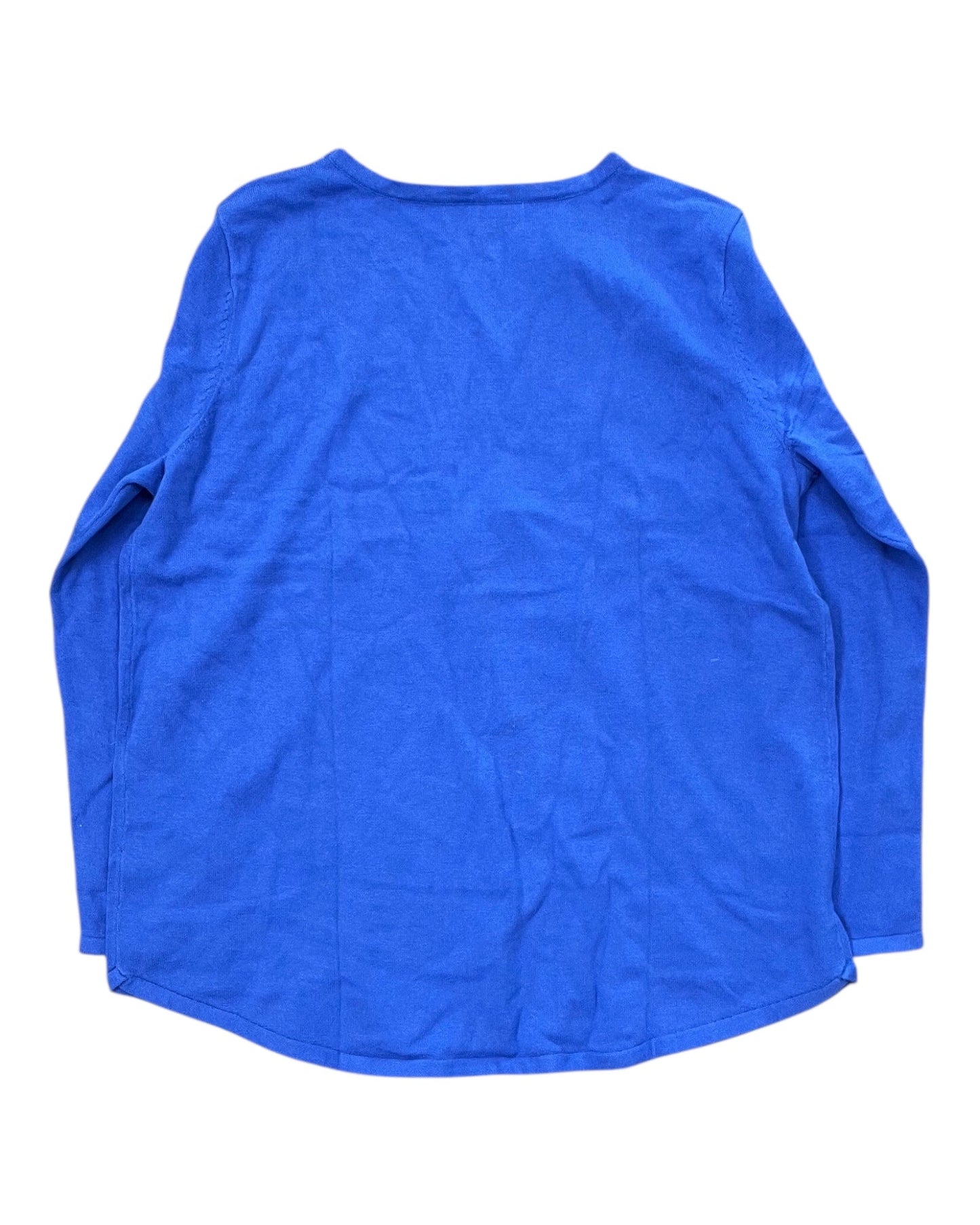 Sweater By Karen Kane In Blue, Size:L