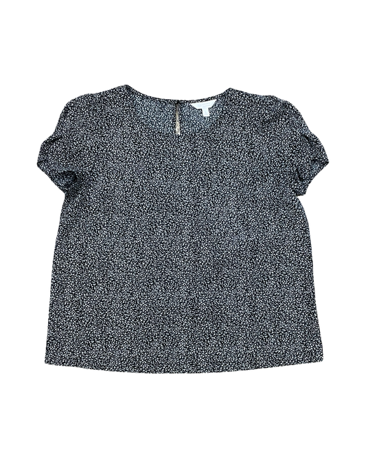 Top Ss By Lc Lauren Conrad In Black & White, Size:L