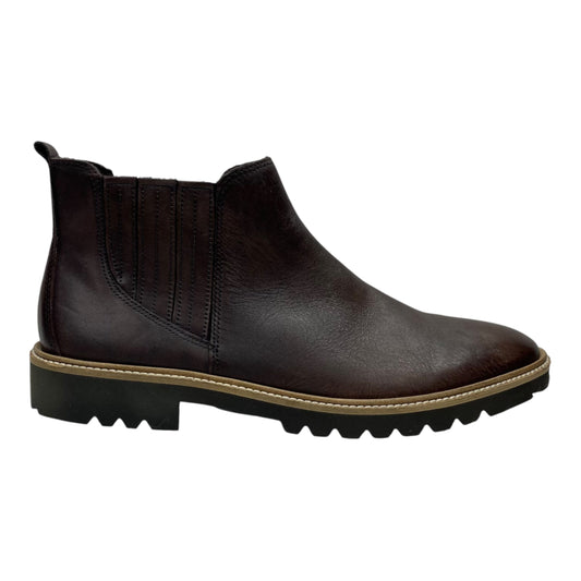 Boots Ankle Heels By Munro In Brown, Size:8.5