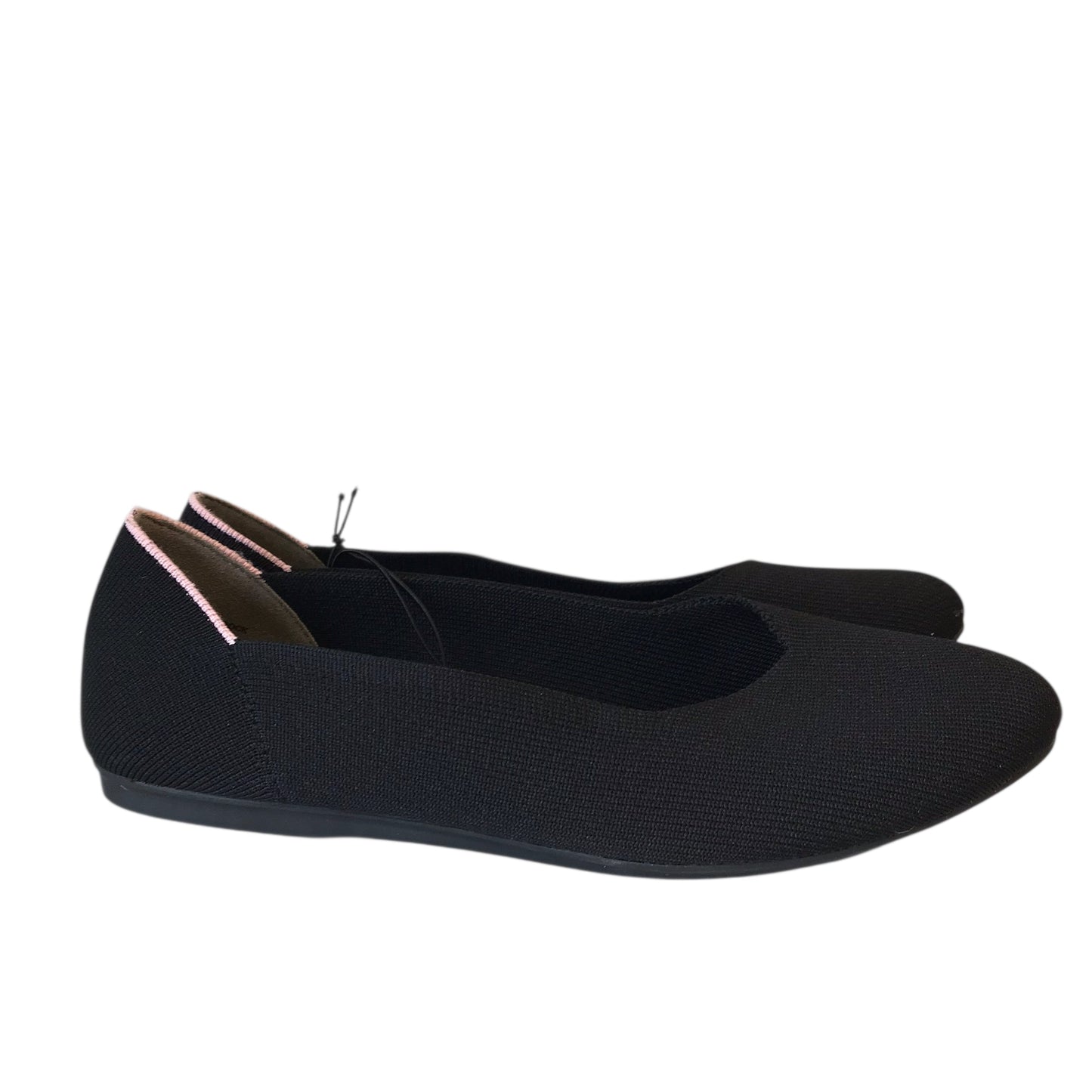 Shoes Flats By J. Sport In Black, Size:9