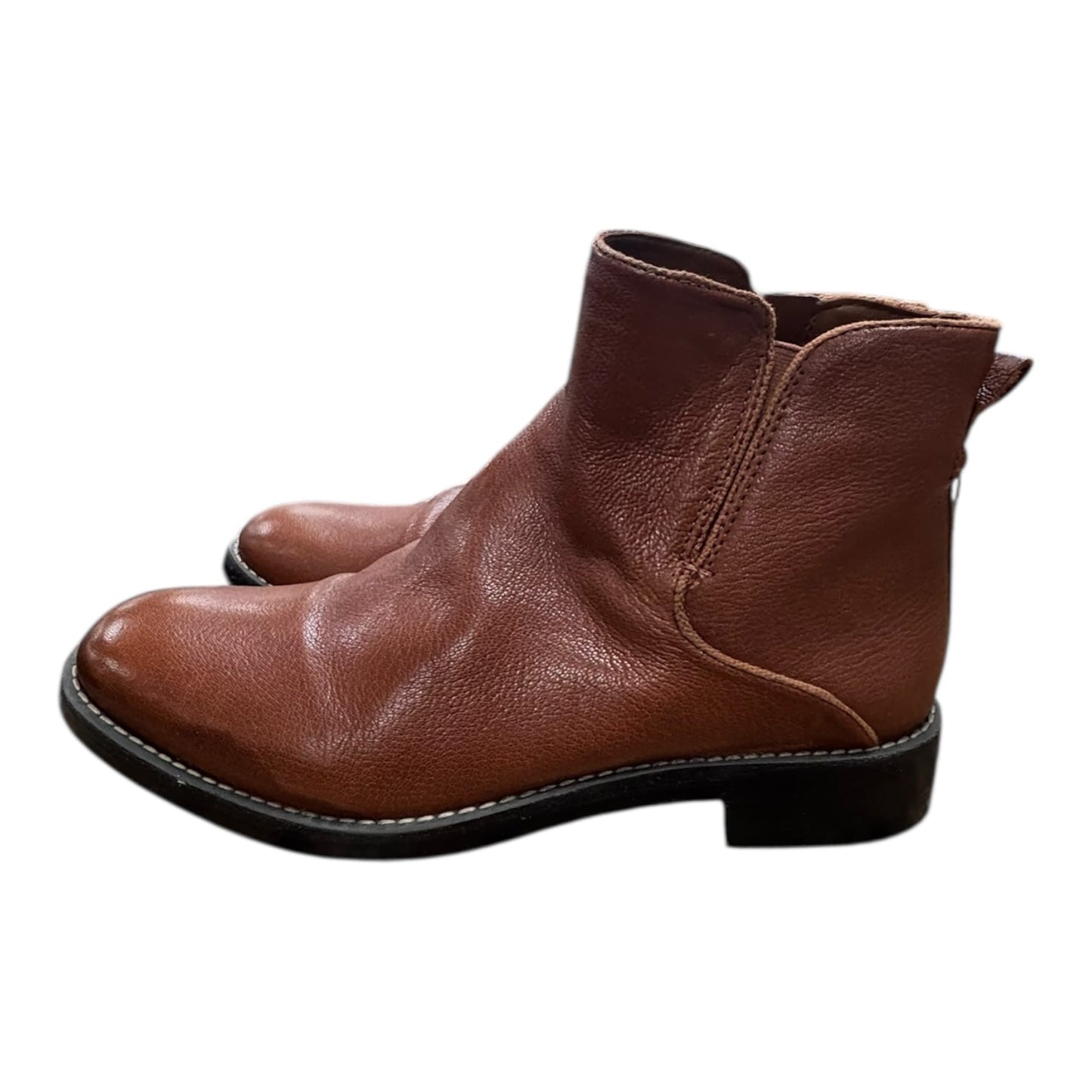 Boots Ankle Heels By Franco Sarto In Brown, Size:8.5