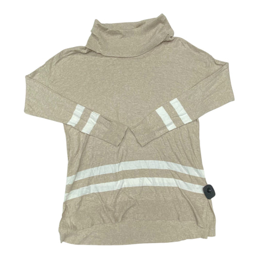 Sweater By Liz Claiborne In Tan & White, Size:L