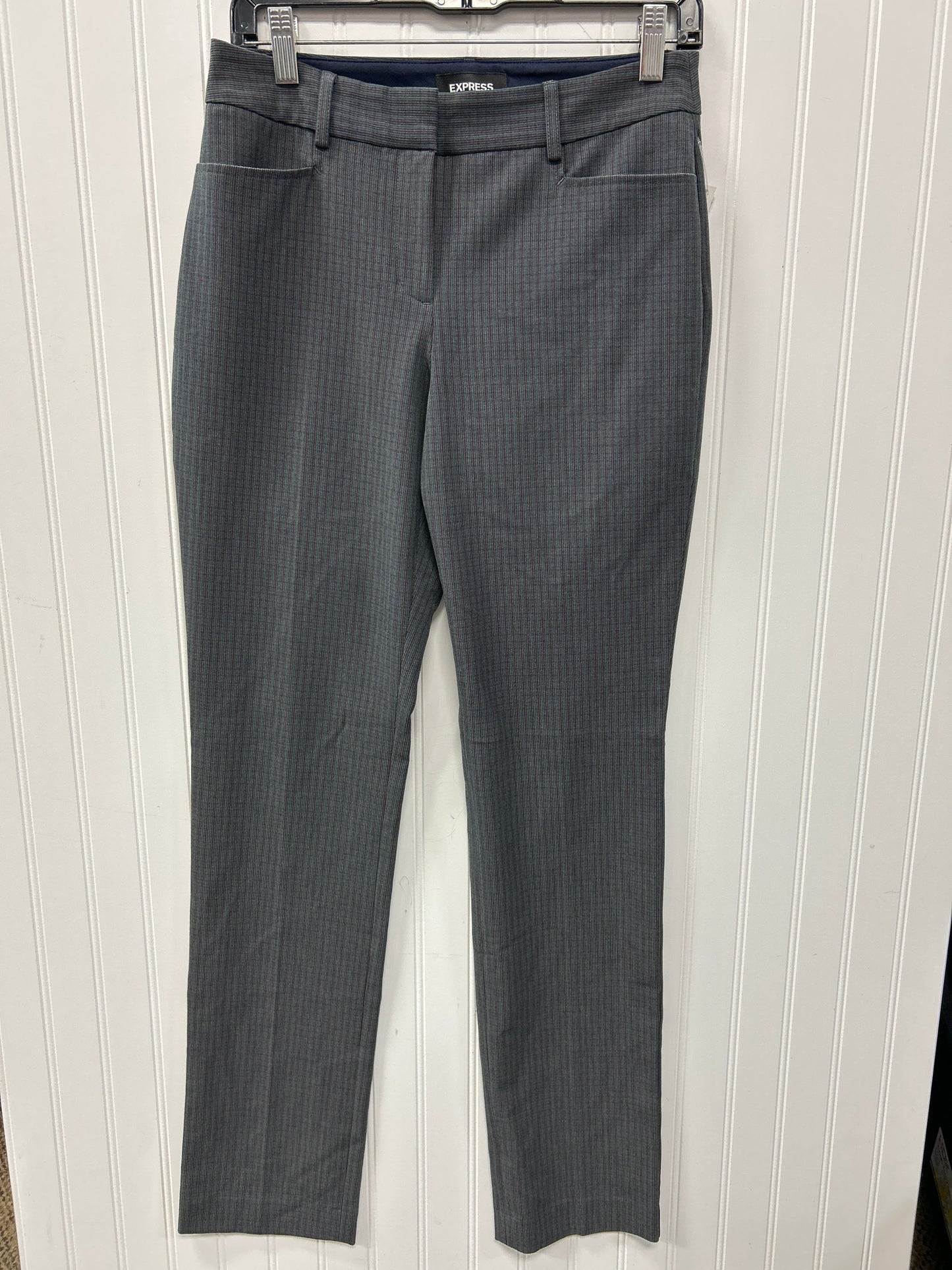 Pants Dress By Express In Grey, Size:4L