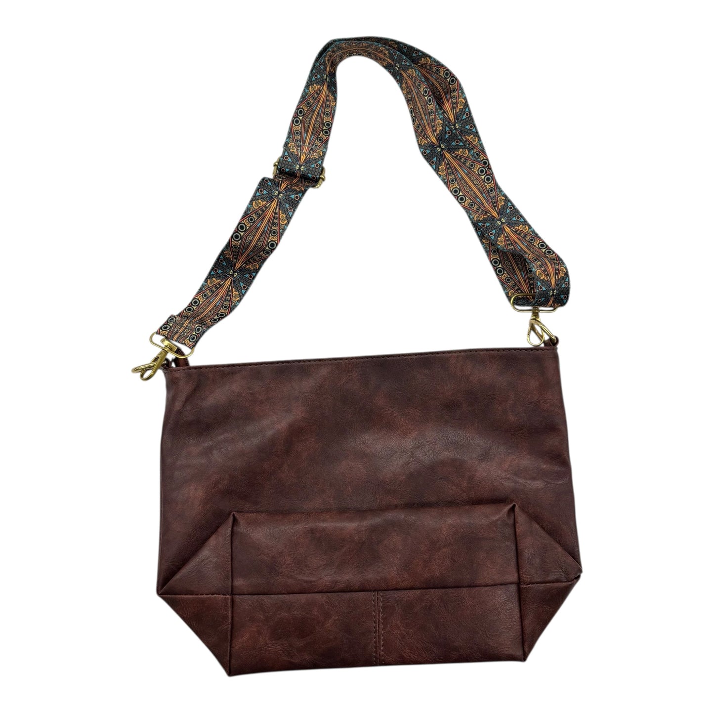 Crossbody By Clothes Mentor In Brown, Size:Medium