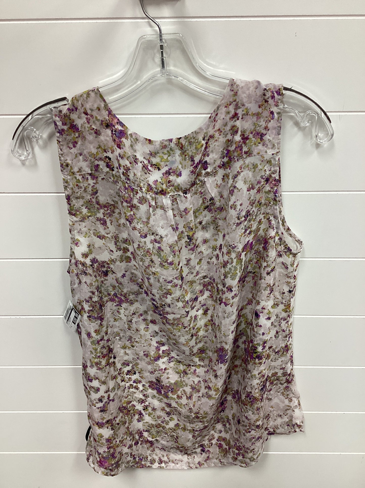 Top Sleeveless By Gap In Floral Print, Size:M