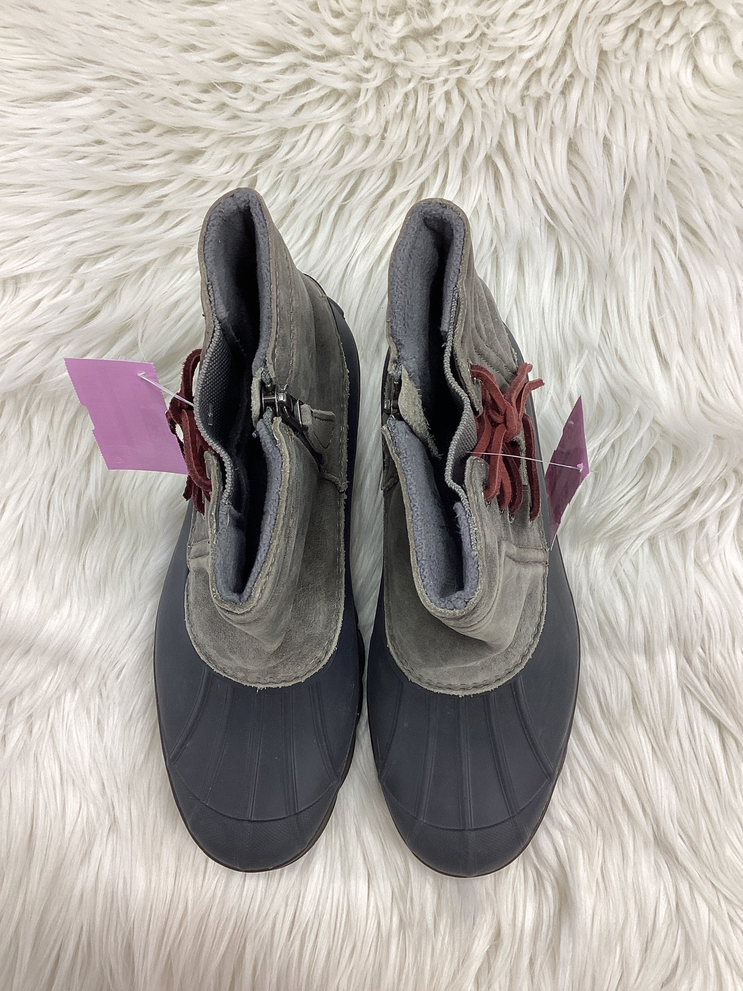 Boots Snow By Sperry In Grey, Size:8