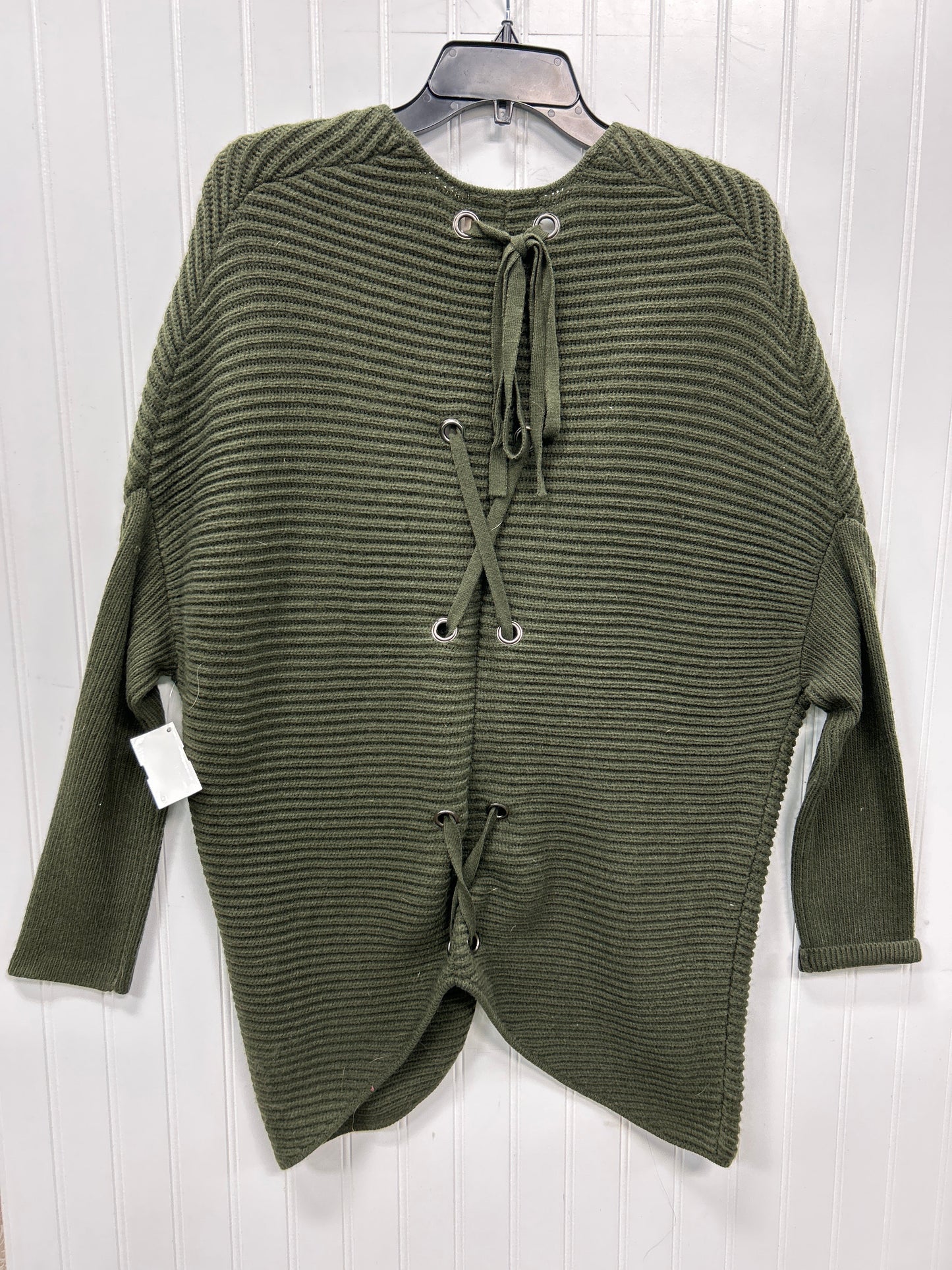 Sweater Cardigan By Skies Are Blue In Green, Size:M