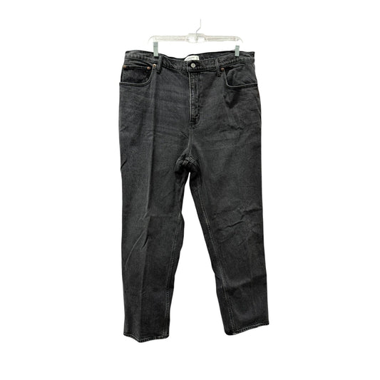 Jeans Straight By Abercrombie And Fitch In Grey, Size:18