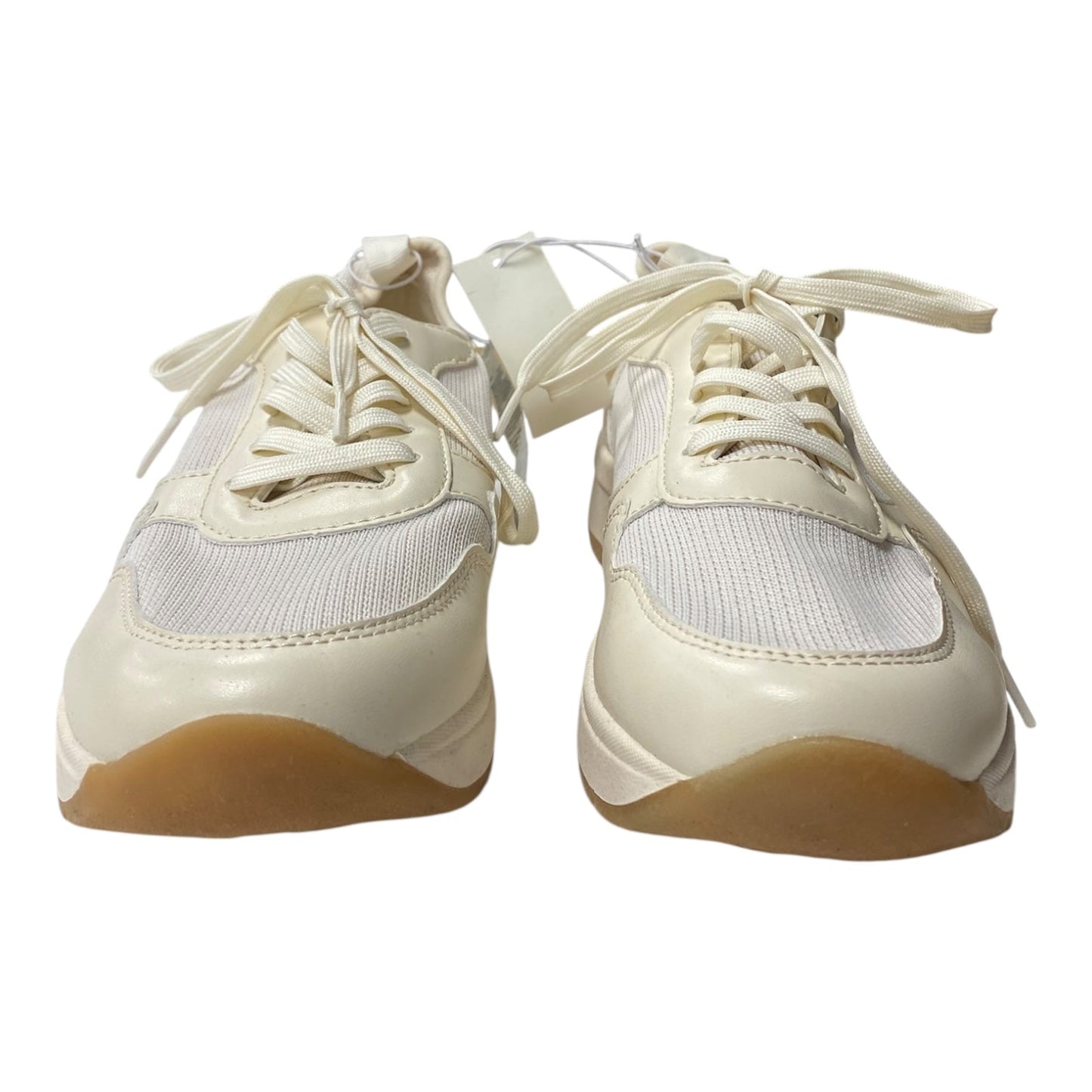 Shoes Athletic By Banana Republic In Cream, Size:8.5