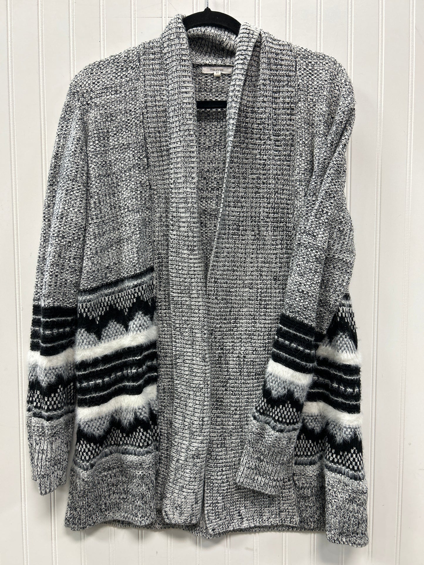 Sweater Cardigan By Maurices In Grey, Size:M
