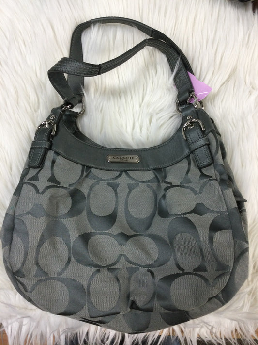 Handbag Designer By Coach In Grey, Size:Small
