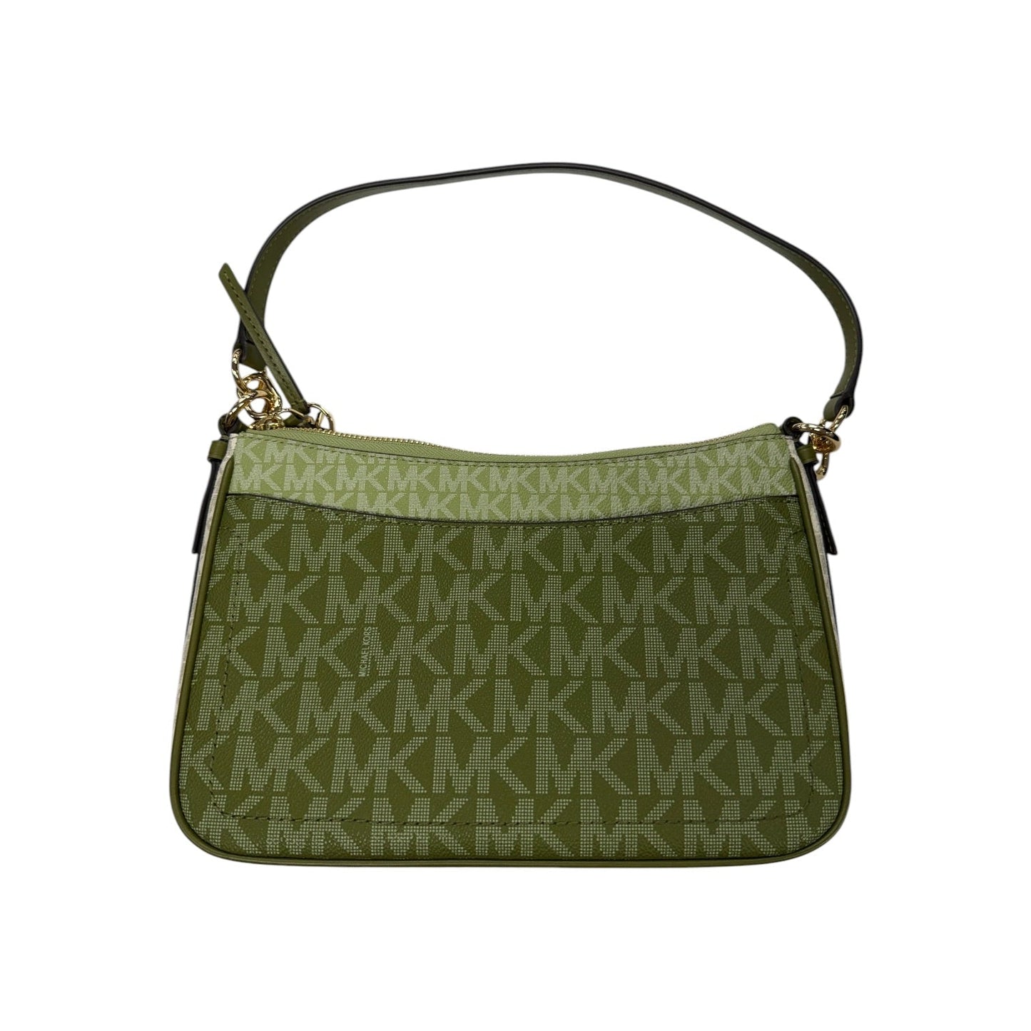 Handbag Designer By Michael Kors In Green, Size:Medium