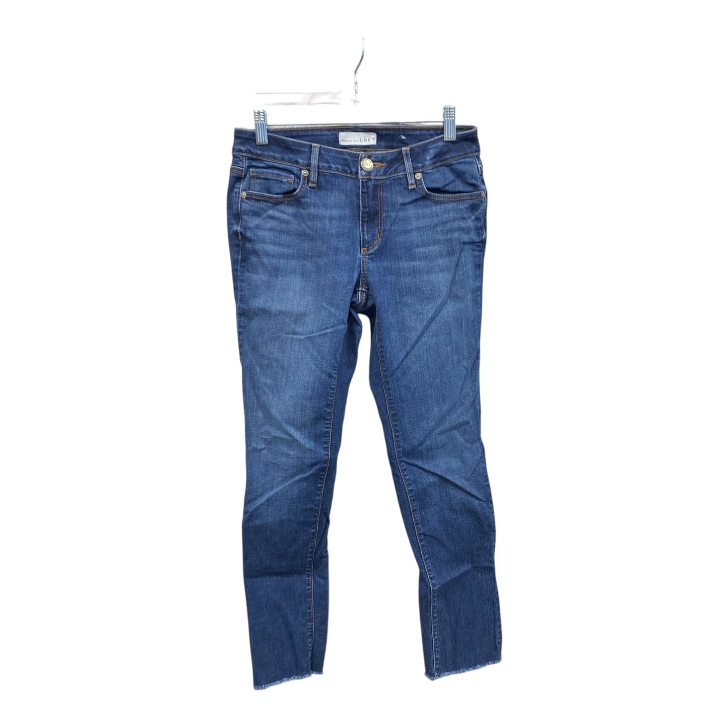 Jeans Straight By Loft In Blue, Size:4
