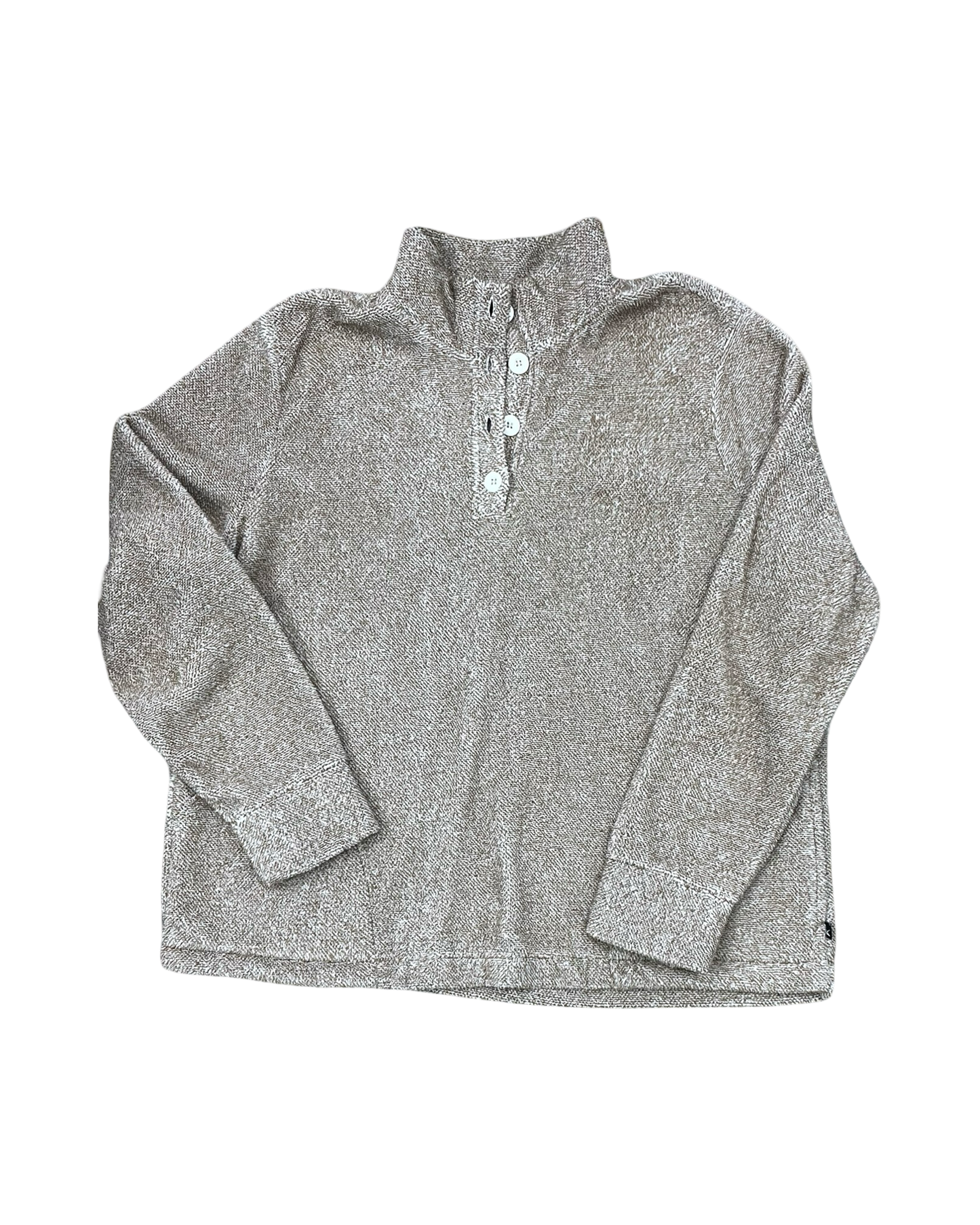 Sweatshirt Collar By Eddie Bauer In Tan, Size:Xl