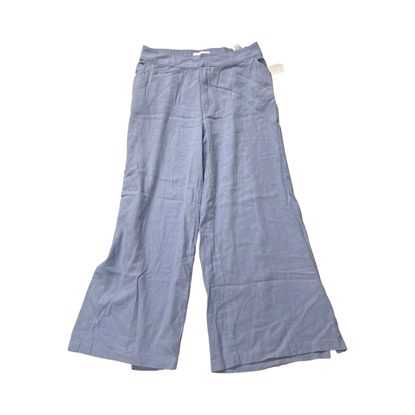 Pants Wide Leg By Abercrombie And Fitch In Blue, Size:M