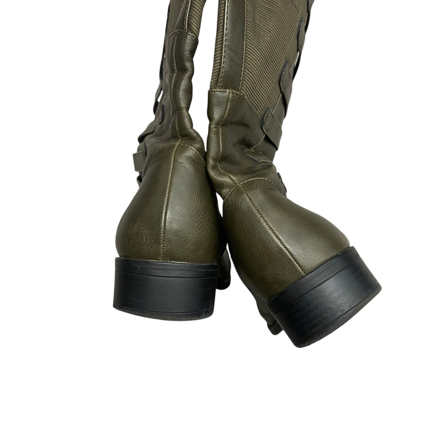 Boots Knee Heels By Torrid In Green, Size: 10