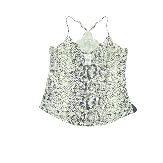 Top Sleeveless By J. Crew In Snakeskin Print, Size:6