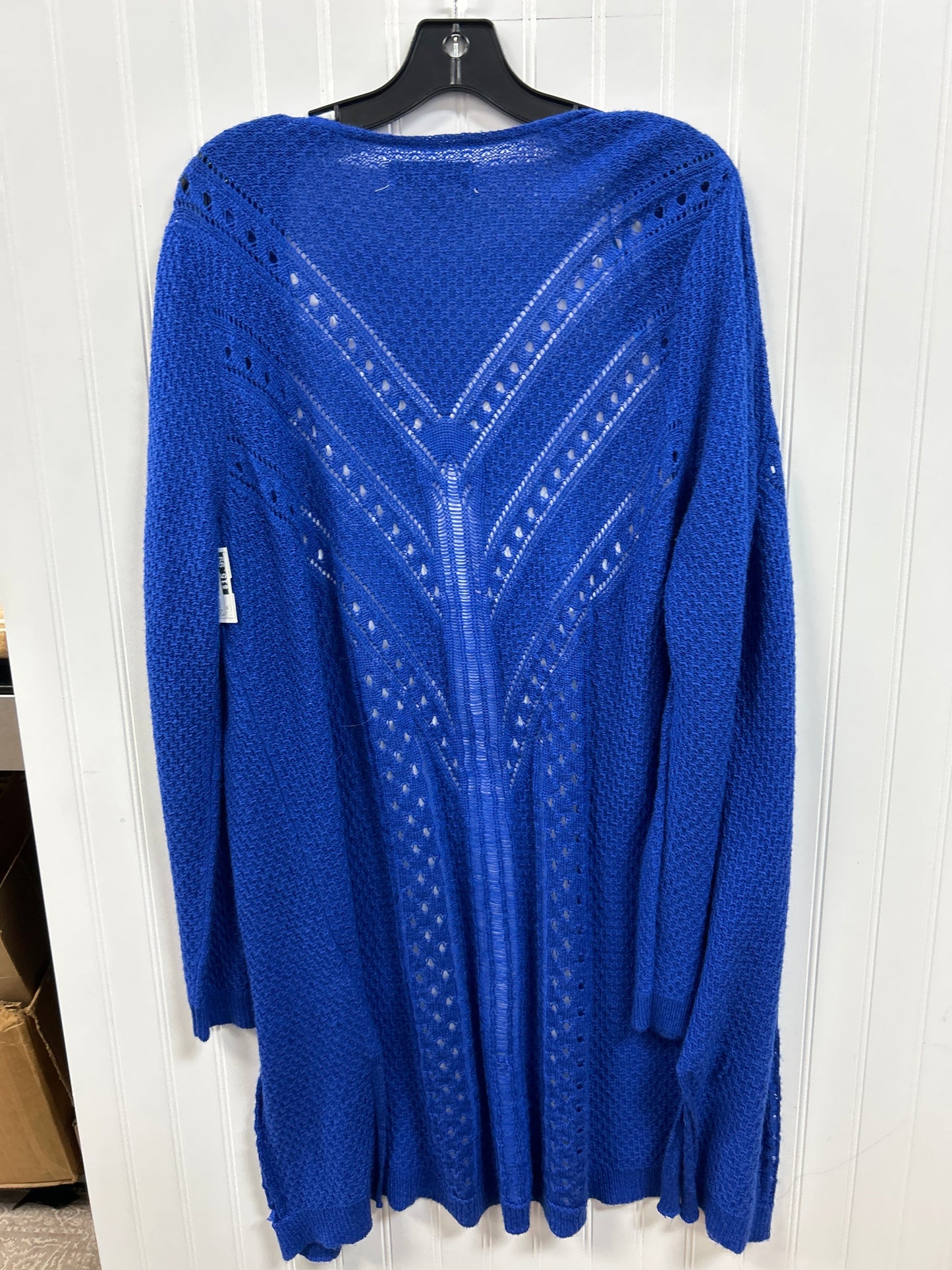 Cardigan By Laura Ashley In Blue, Size:Xl